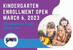  Kindergarten enrollment opens March 6